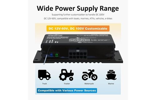 AA-AS32987 WPA2X10 2x10W Mini Waterproof Amplifier for Marine & Automotive