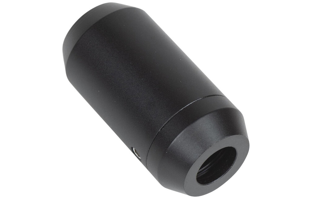 Speaker Wire Y-Splitter Anodized Aluminum Black Housing Cable Pants