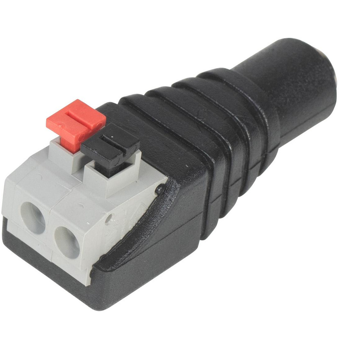 5.5 x 2.1mm DC Barrel Socket Female with Push Down Connectors