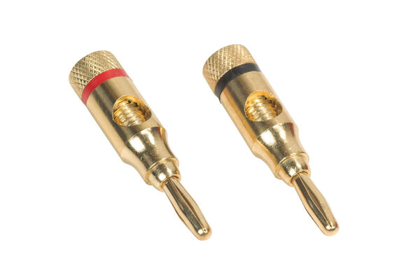 Banana Plugs Gold Pair