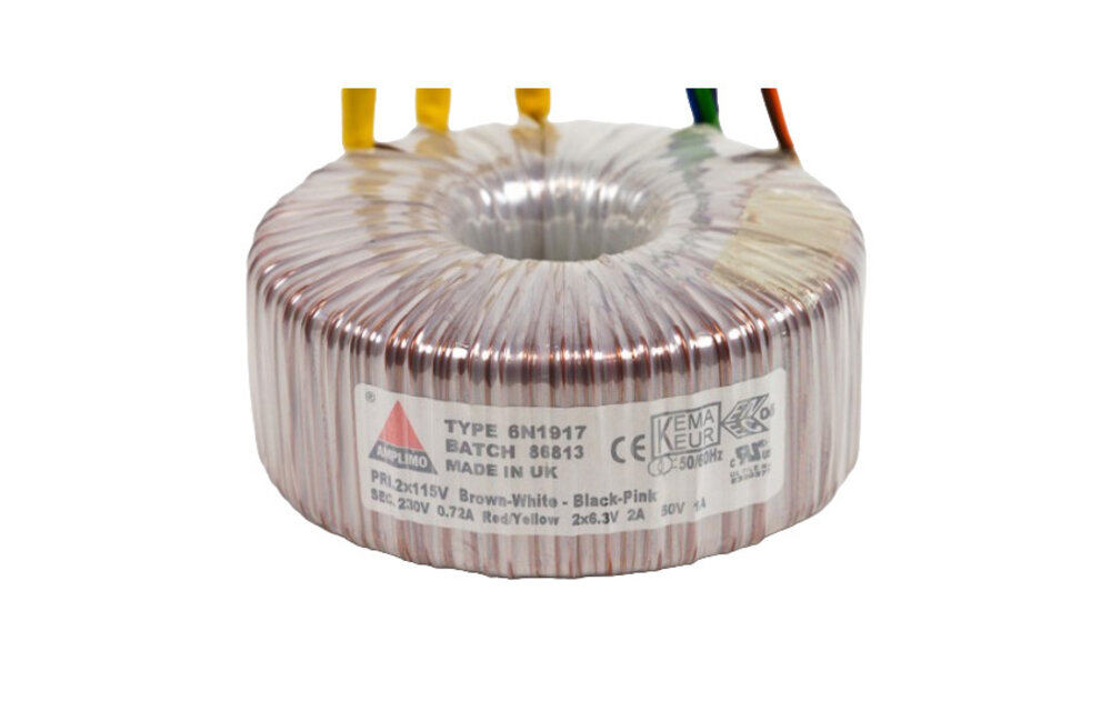 6N1917 Power Transformer Tube Amplifier 196 VA  | Secundair 230V / 50V / 6,3 V