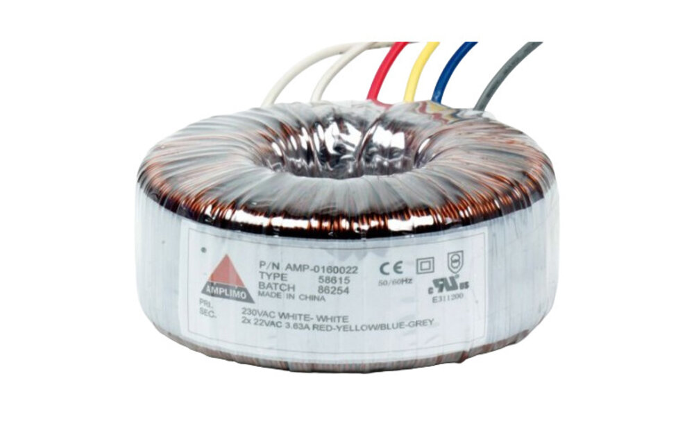 58615 160 VA |  2 x 22 V Toroidal Transformer