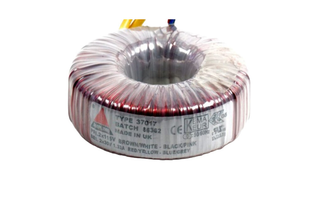 38017 80 VA | 2 x 30 V Toroidal Transformer