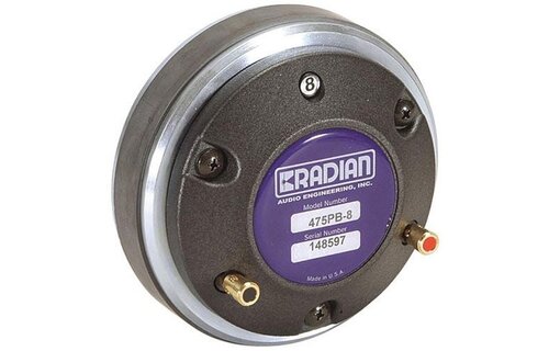 475PB-8 Compression Driver with Aluminum Dia and Push Buttons