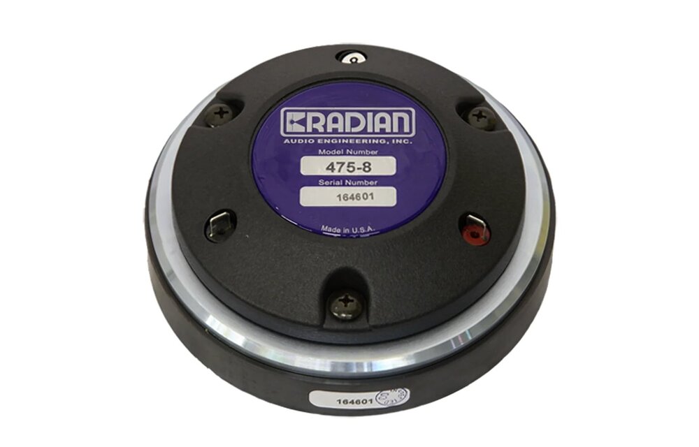475PB-8 Compression Driver with Aluminum Dia and Push Buttons