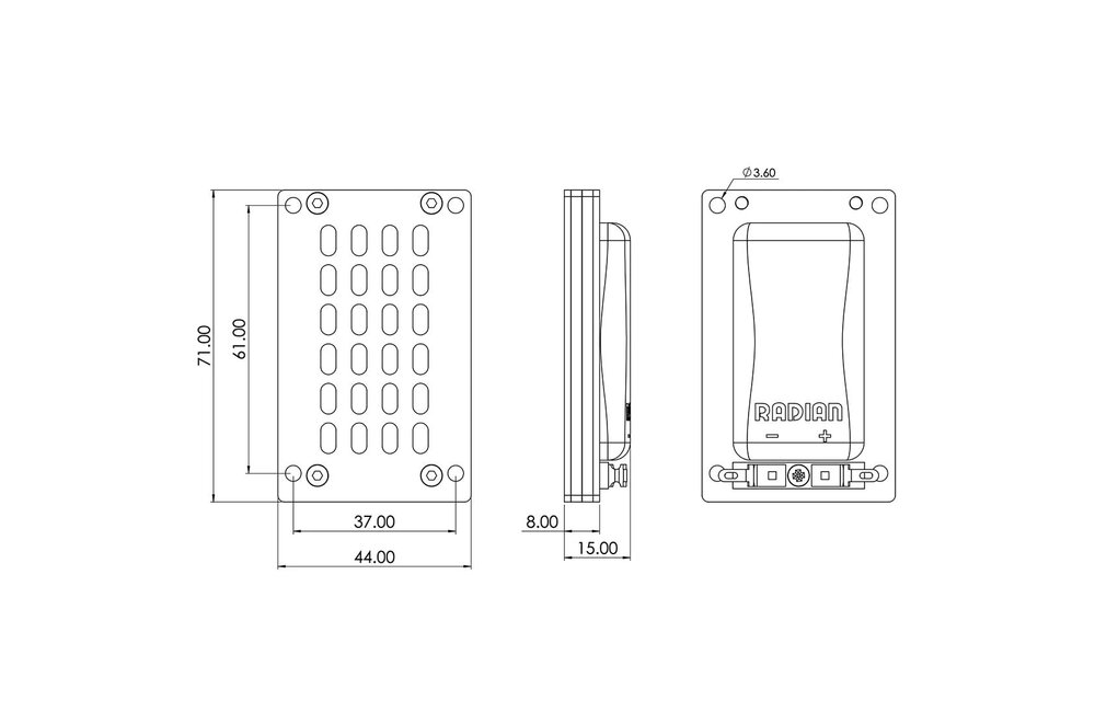LT2.2 High Frequency Planar Ribbon Tweeter