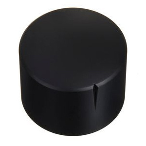 MWK-03-9005 30 mm Brass Knob Matt Black NA 6 mm Shaft