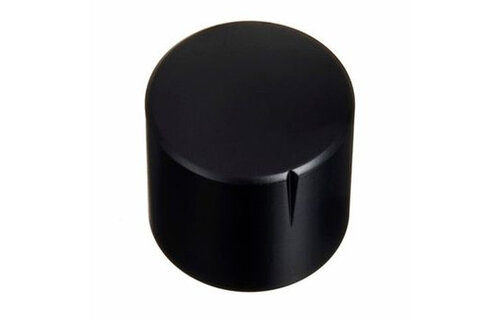 MWK-01-9005 25 mm Brass Knob Matt Black NA 6 mm Shaft