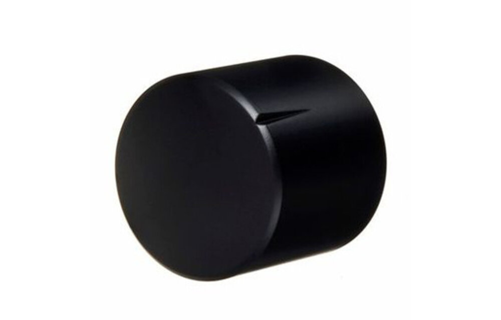 MWK-01-9005 25 mm Brass Knob Matt Black NA 6 mm Shaft