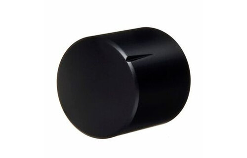 MWK-01-9005 25 mm Brass Knob Matt Black NA 6 mm Shaft