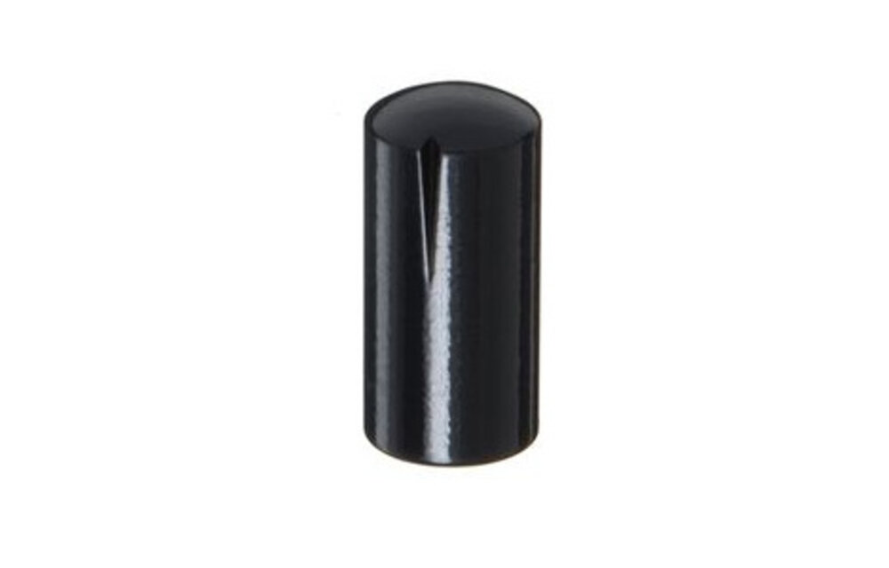 MWK-45-9005 12 mm Brass Knob Matt Black 6 mm Shaft