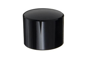 MWK-03-9004 30 mm Brass Knob Shiny Black NA