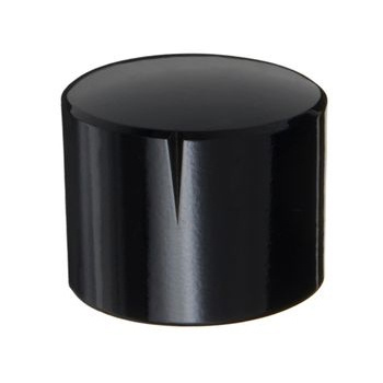 MWK-03-9004 30 mm Brass Knob Shiny Black NA 6 mm Shaft