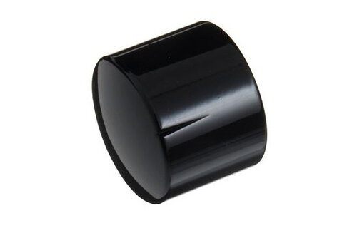 MWK-03-9004 30 mm Brass Knob Shiny Black NA 6 mm Shaft