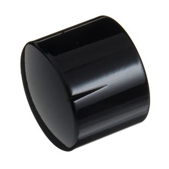 MWK-03-9004 30 mm Brass Knob Shiny Black NA 6 mm Shaft