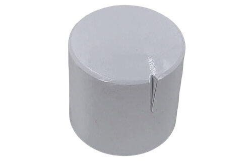 MWK-01-9006 25 mm Brass Knob Shiny White NA 6 mm Shaft