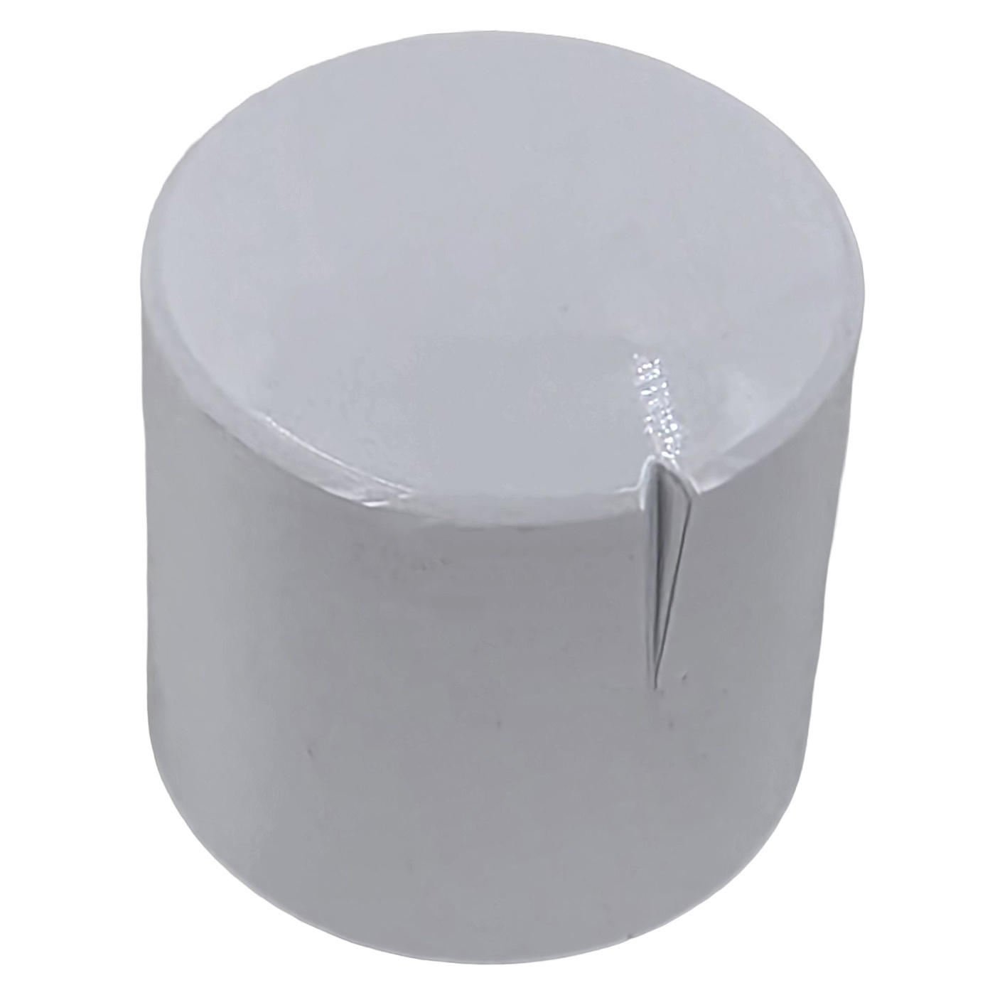MWK-01-9006 25 mm Brass Knob Shiny White NA 6 mm Shaft