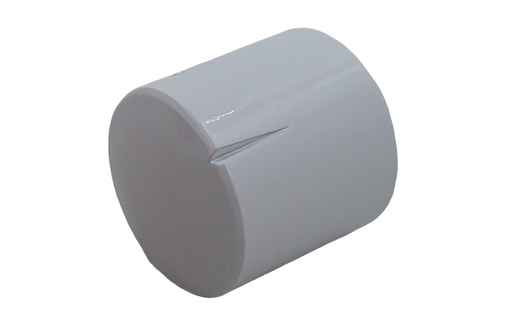 MWK-01-9006 25 mm Brass Knob Shiny White NA 6 mm Shaft