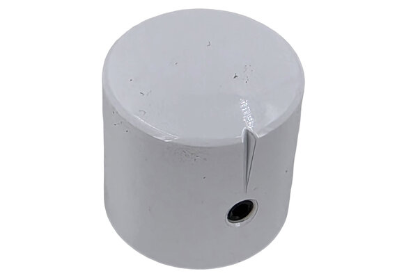 MWK-01-9006-A 25 mm Brass Knob Shiny White Alligned