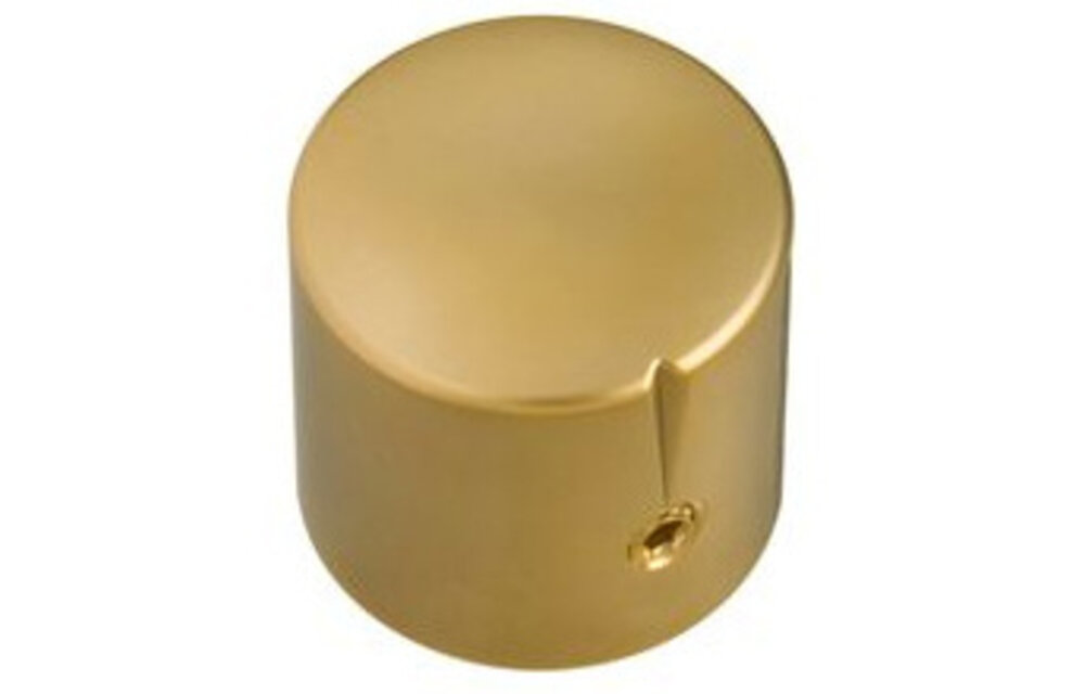 MWK-01-9003-A 25 mm Brass Knob Matt Gold Alligned 6 mm Shaft