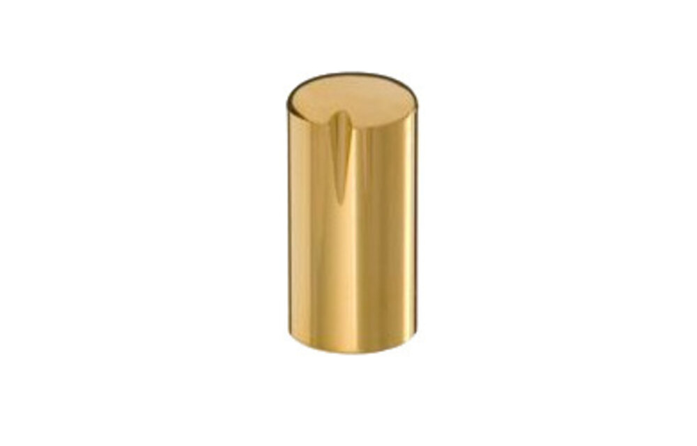 MWK-45-9000 12 mm Brass Knob Shiny Gold 12 mm Shaft 6 mm Shaft