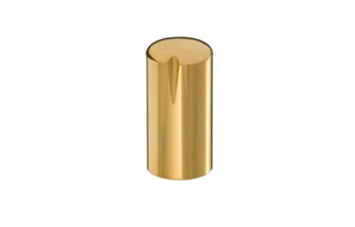 MWK-45-9000 12 mm Brass Knob Shiny Gold 12 mm Shaft 6 mm Shaft