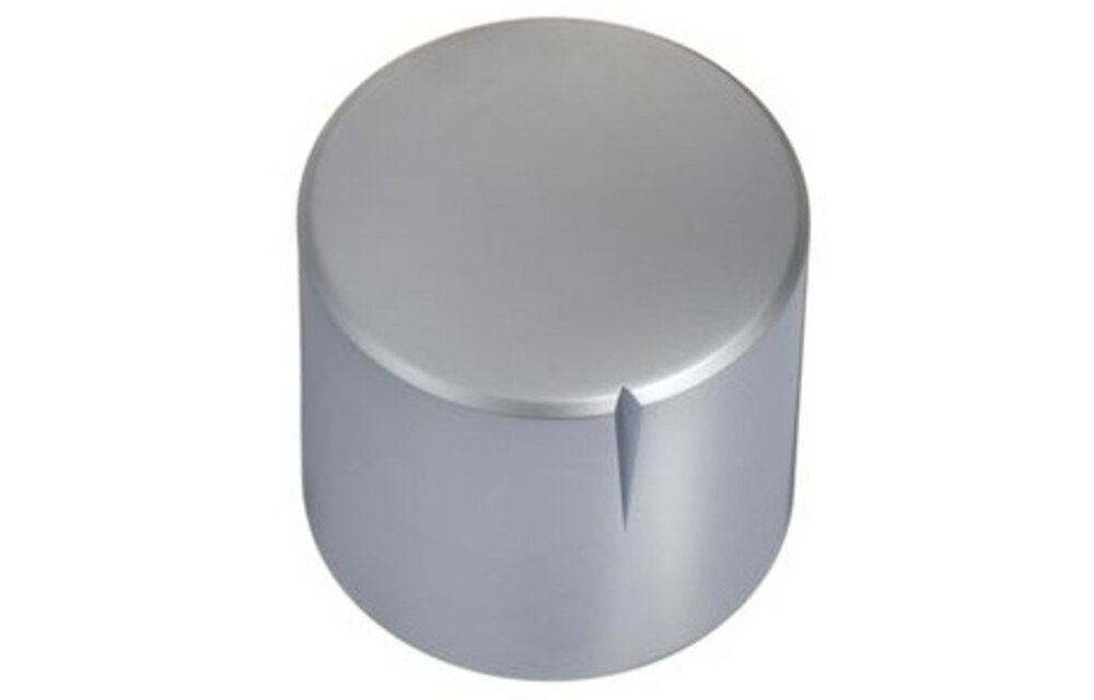 MWK-03-9002-B 30 mm Brass Knob Matt Chrome Not Alligned 6 mm Shaft