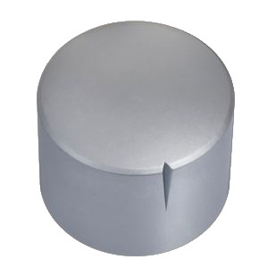 MWK-01-9002-B 25 mm Brass Knob Matt Chrome Not Alligned 6 mm Shaft