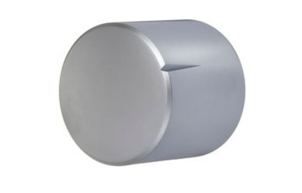 MWK-01-9002-B 25 mm Brass Knob Matt Chrome Not Alligned 6 mm Shaft