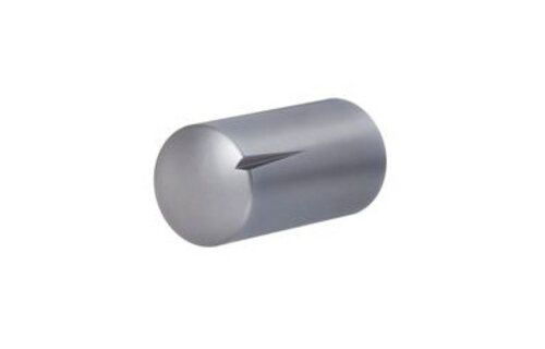 MWK-45-9003 12 mm Brass Knob Matt Chrome 6 mm Shaft