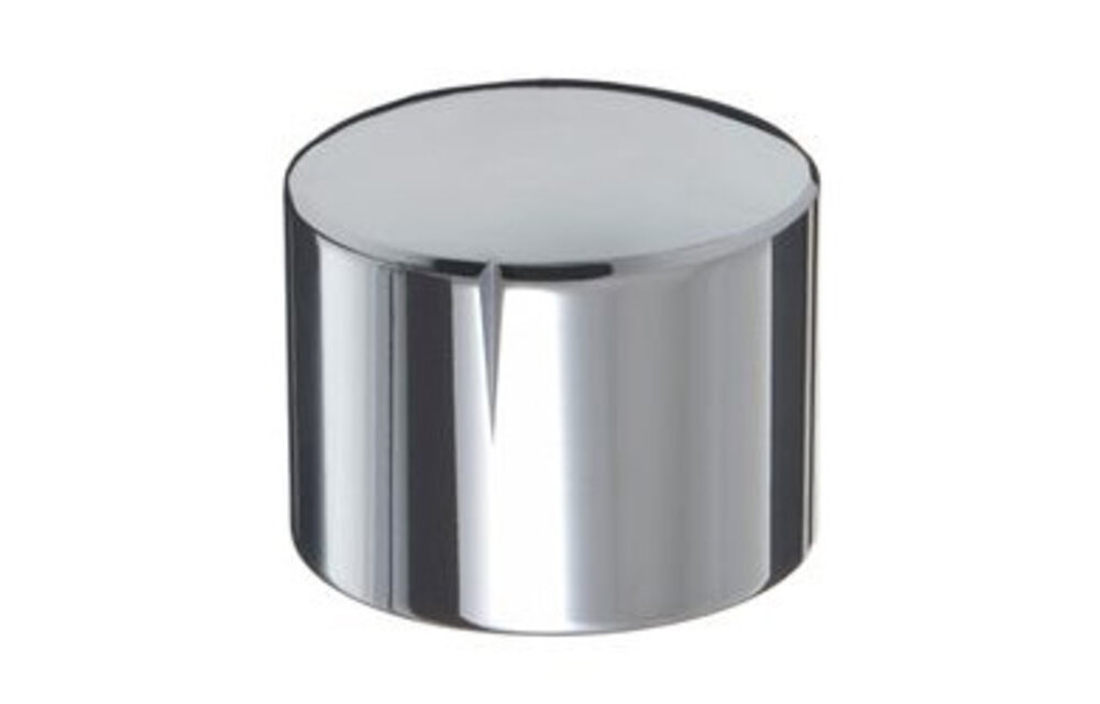 MWK-03-9006 30 mm Brass Knob Chrome Not Alligned 6 mm Shaft