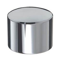 MWK-03-9006 30 mm Brass Knob Chrome Not Alligned 6 mm Shaft