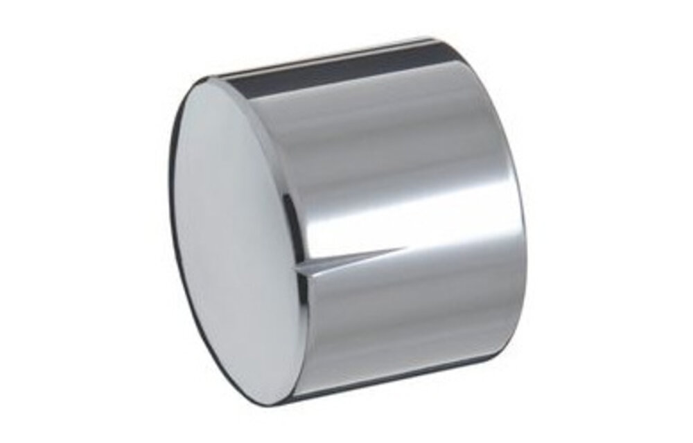 MWK-03-9006 30 mm Brass Knob Chrome Not Alligned 6 mm Shaft