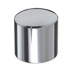 MWK-01-9001 25 mm Brass Knob Chrome Not Alligned 6 mm Shaft