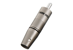 CON-311AG-7 Silver Plated RCA Plug Black