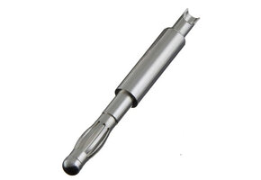 CON-060AG AN-BP Silver Plated Banana Plug
