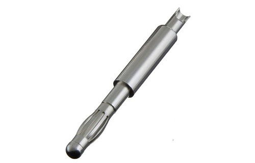 CON-060AG AN-BP Silver Plated Banana Plug 4mm