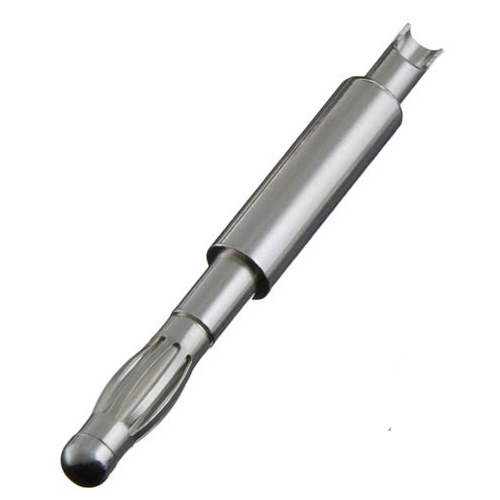 CON-060AG AN-BP Silver Plated Banana Plug 4mm