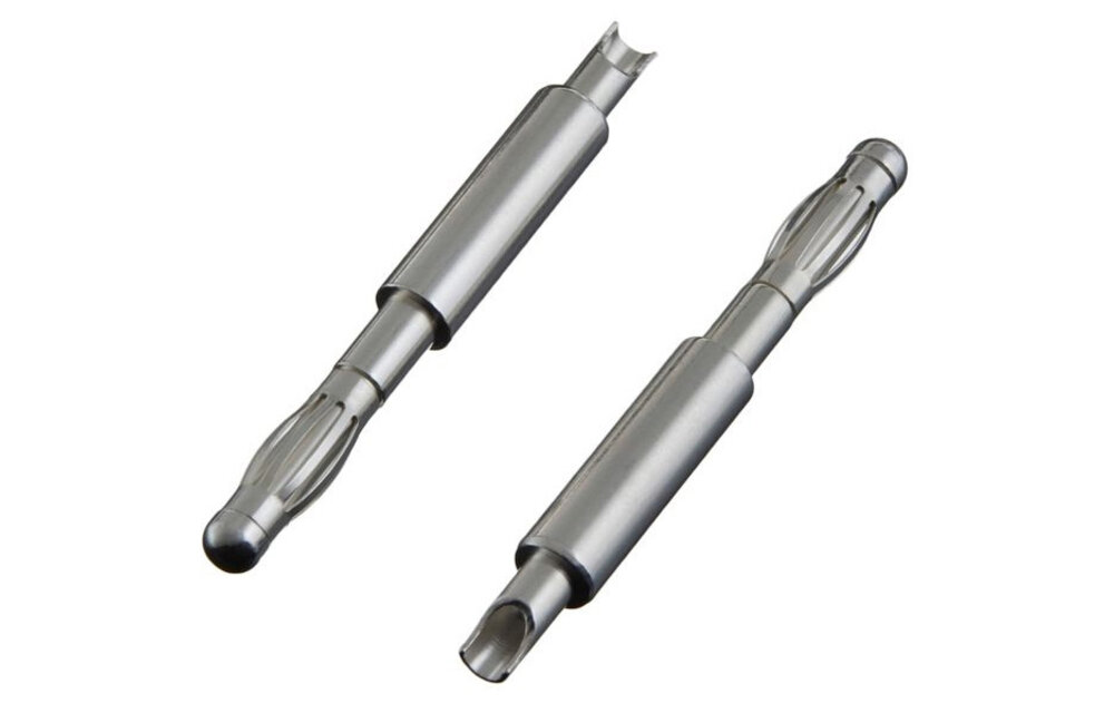 CON-060AG AN-BP Silver Plated Banana Plug 4mm