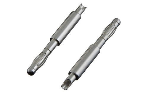 CON-060AG AN-BP Silver Plated Banana Plug 4mm