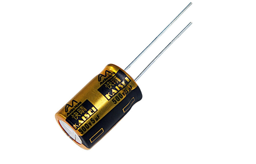 CAP-100-R-5U-500V | 5 ÂµF | 20% | 500 V | Kaisei Electrolytic Capacitor