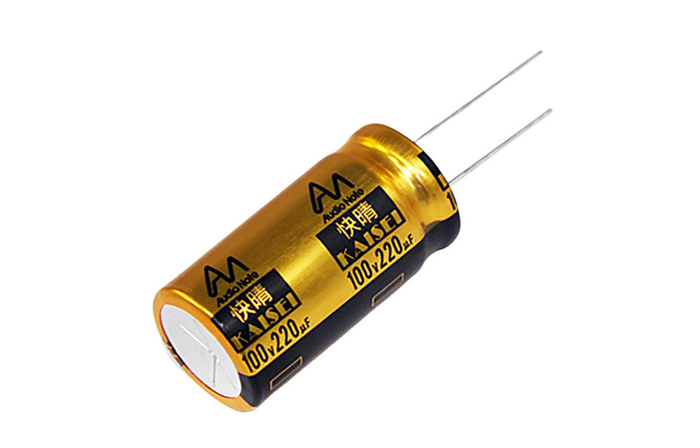 CAP-100-R-220U-100V | 220 ÂµF | 20% | 100 V | Kaisei Electrolytic Capacitor