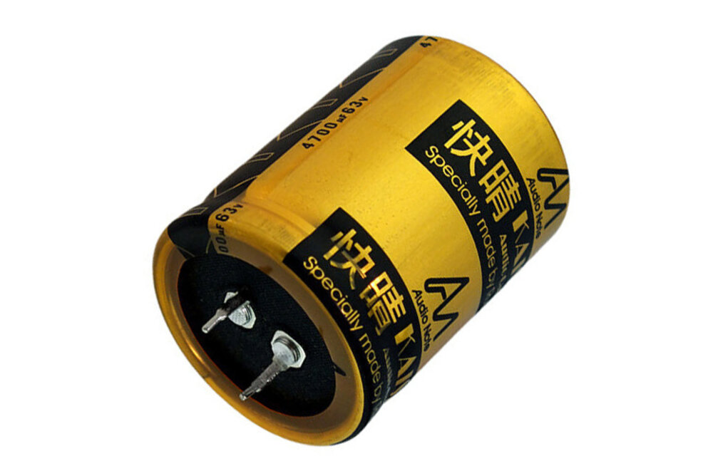 CAP-100-R-4700U-63V | 4700 µF | 20% | 63 V | Kaisei Electrolytic Capacitor