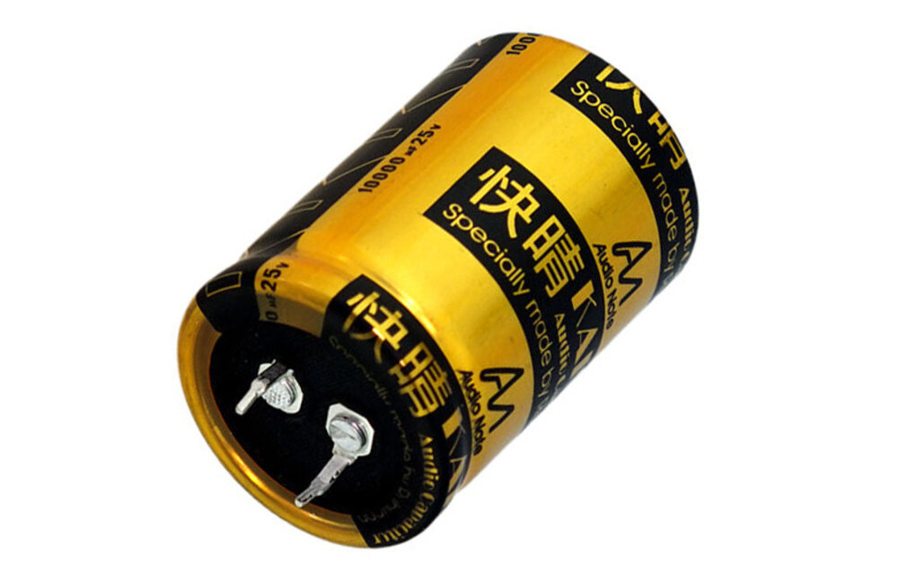 CAP-100-R-10000U-25V | 10000 µF | 20% | 25 V | Kaisei Electrolytic Capacitor