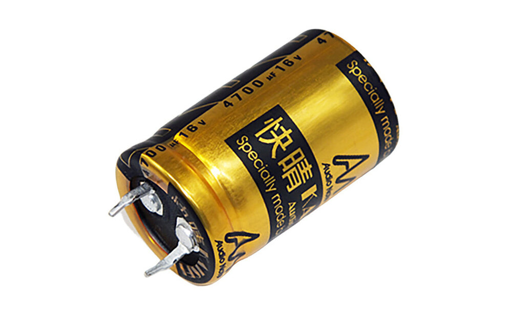 CAP-100-R-4700U-16V | 4700 µF | 20% | 16 V | Kaisei Electrolytic Capacitor