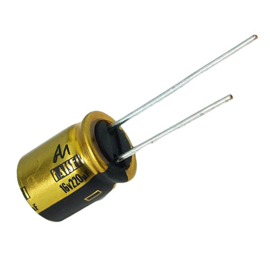 CAP-100-R-220U-16V | 220 ÂµF | 20% | 16 V | Kaisei Electrolytic Capacitor