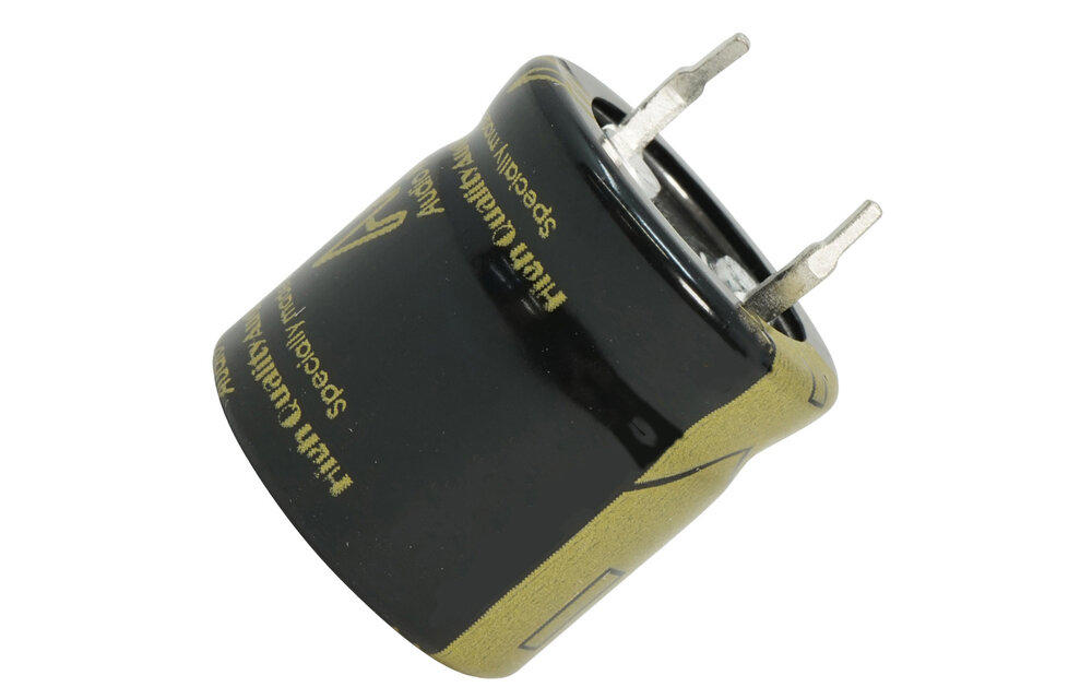 CAP-100-STDR-220U-160V | 220 ÂµF | 20% | 160 V | Standard Electrolytic Capacitor