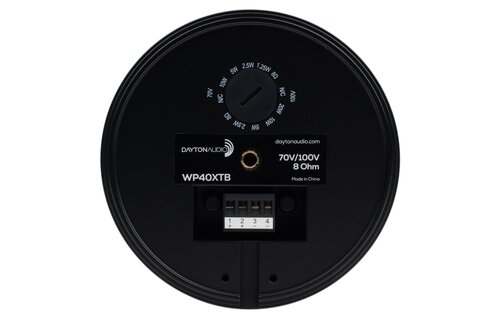 WP40XTB 4" Compact Pendant Speaker 8 ohm Black