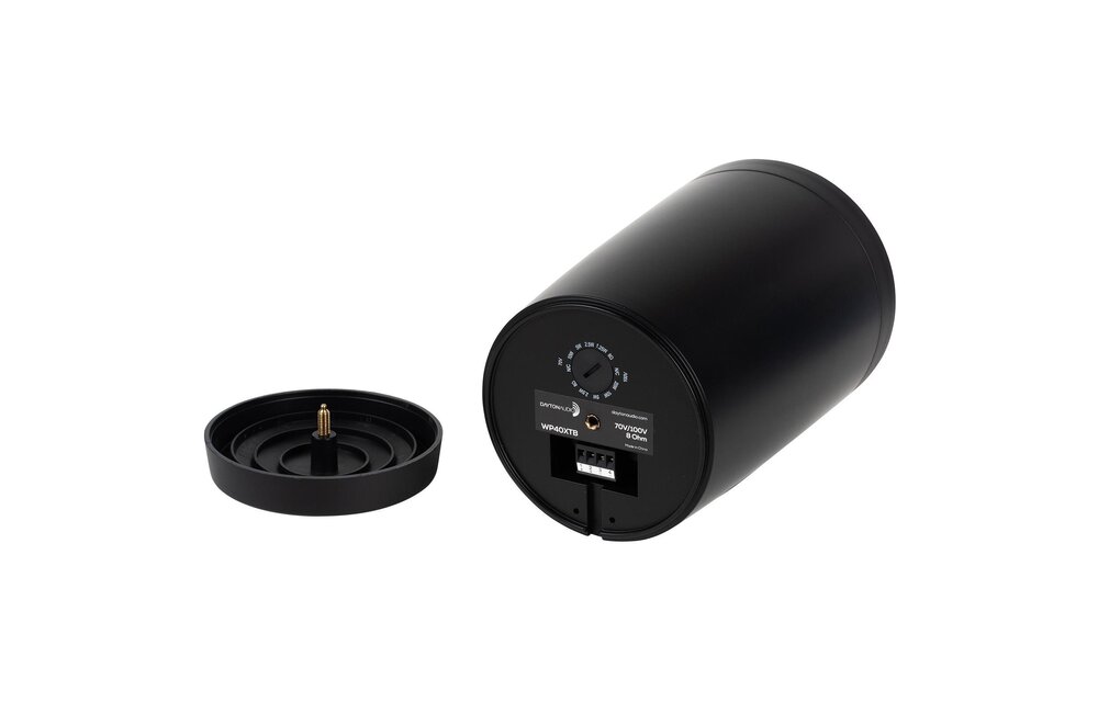 WP40XTB 4" Compact Pendant Speaker 8 ohm Black