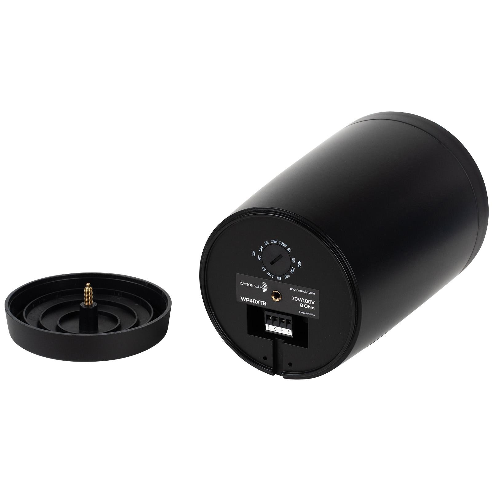 WP40XTB 4" Compact Pendant Speaker 8 ohm Black